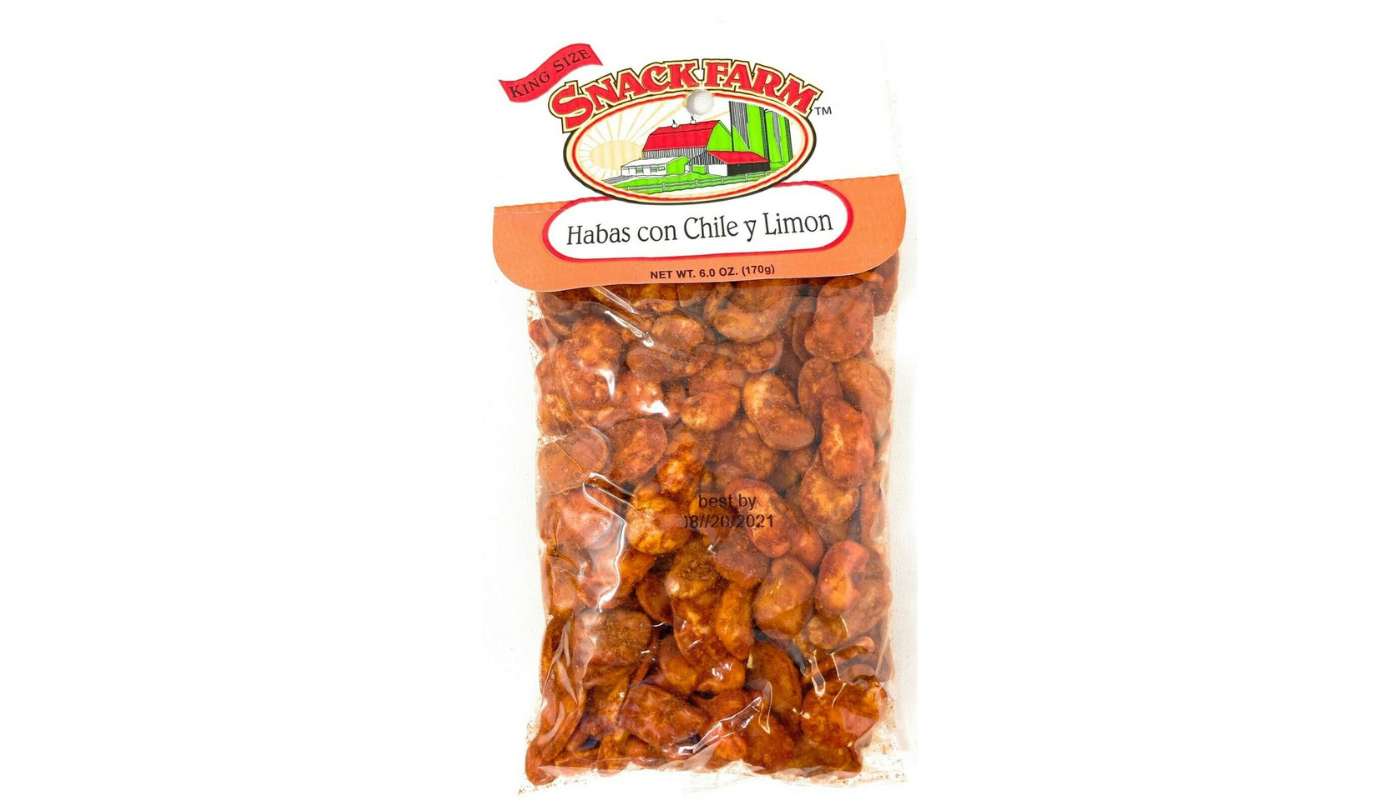 Order Snack Farm Lemon and Chili Covered Lima Beans 6oz Bag food online from JR Food Mart store, Camarillo on bringmethat.com