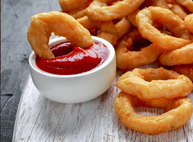 Order Onion Rings - Appetizer food online from Amigos Restaurant & Pizza store, Cheltenham on bringmethat.com