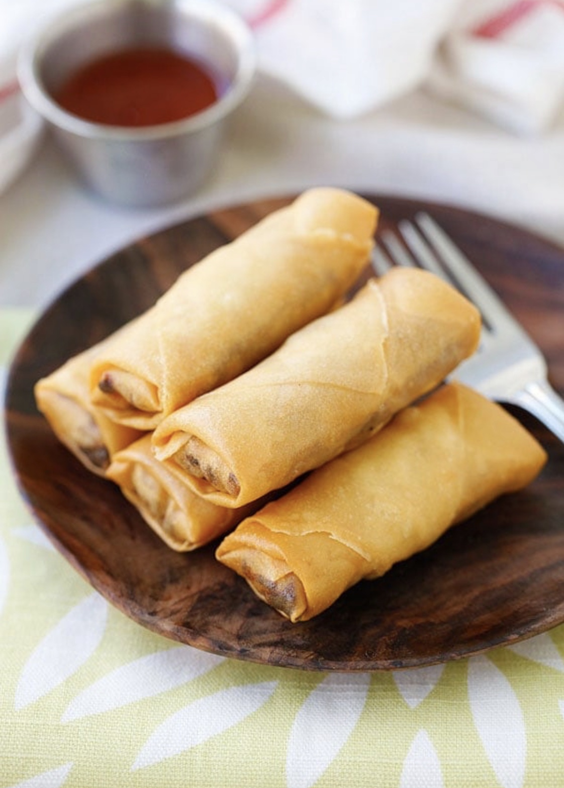 Order 1. Two Crispy Spring Chicken Roll food online from Chong Garden store, Louisville, KY on bringmethat.com