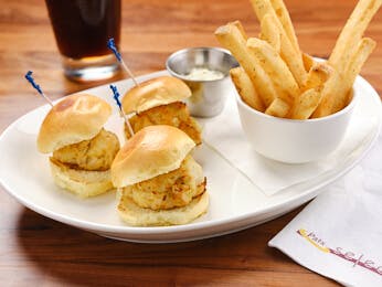 Order Crab Cake Sliders - Slider food online from Select Pizza | Grill store, Cinnaminson on bringmethat.com