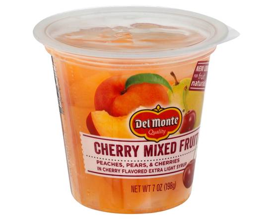 Order Del Monte · Cherry Mixed Fruit in Extra Light Syrup (7 oz) food online from Safeway store, Corte Madera on bringmethat.com