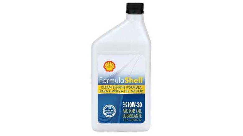 Order Formula Shell - 550045249 Conventional 10W-30 Motor Oil food online from Route 7 Food Mart store, Norwalk on bringmethat.com