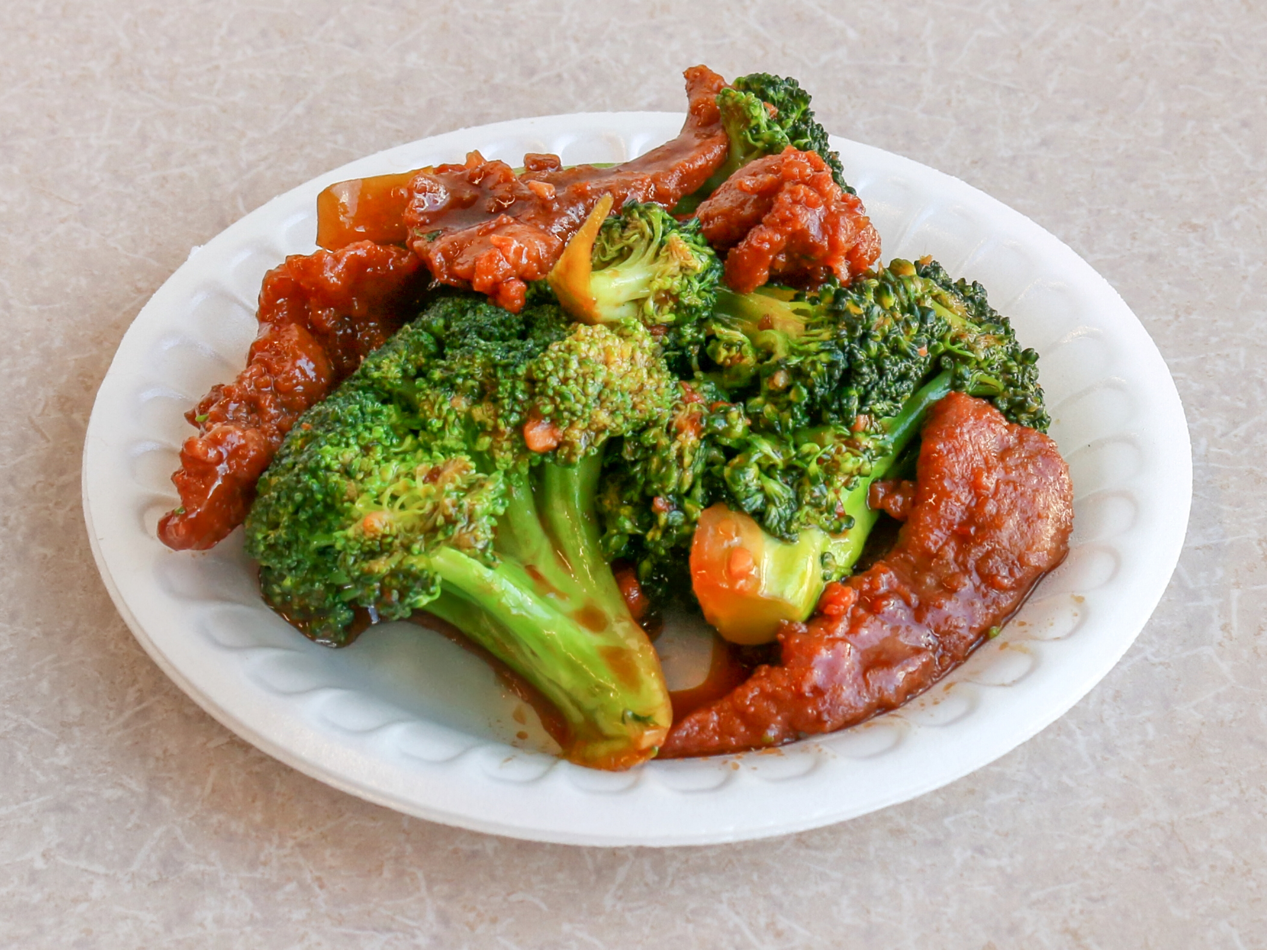 Order Beef with Broccoli food online from Bamboo Cafe store, Bakersfield on bringmethat.com