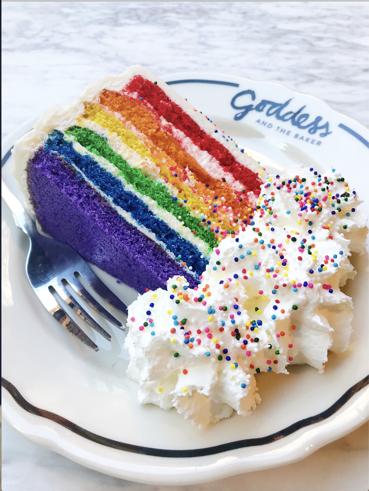 Order Cake RAINBOW food online from Goddess And The Baker store, Chicago on bringmethat.com