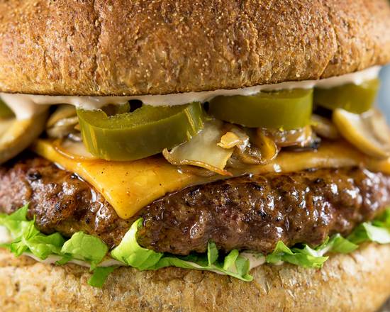Order Jalapeno Burger food online from Chubby's Cheesesteaks store, West Milwaukee on bringmethat.com