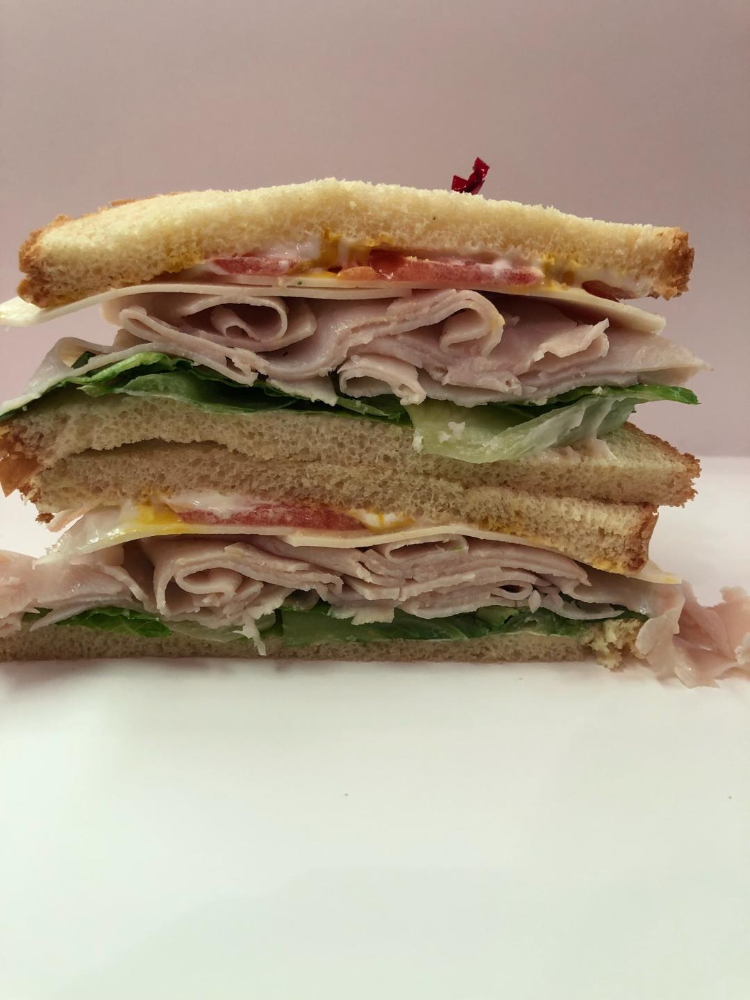 Order Turkey Provolone Sandwich food online from Coyote Oaties & More store, Glendale on bringmethat.com