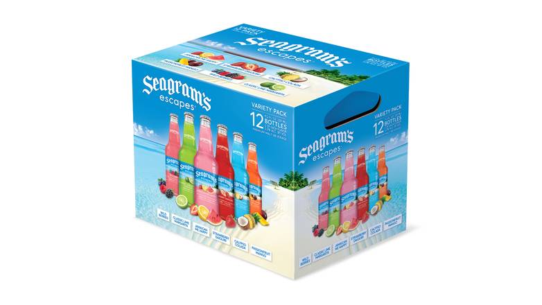 Order Seagram's Escapes Variety Pack Malt Beverage - 12 Ct food online from Red Roof Market store, Lafollette on bringmethat.com