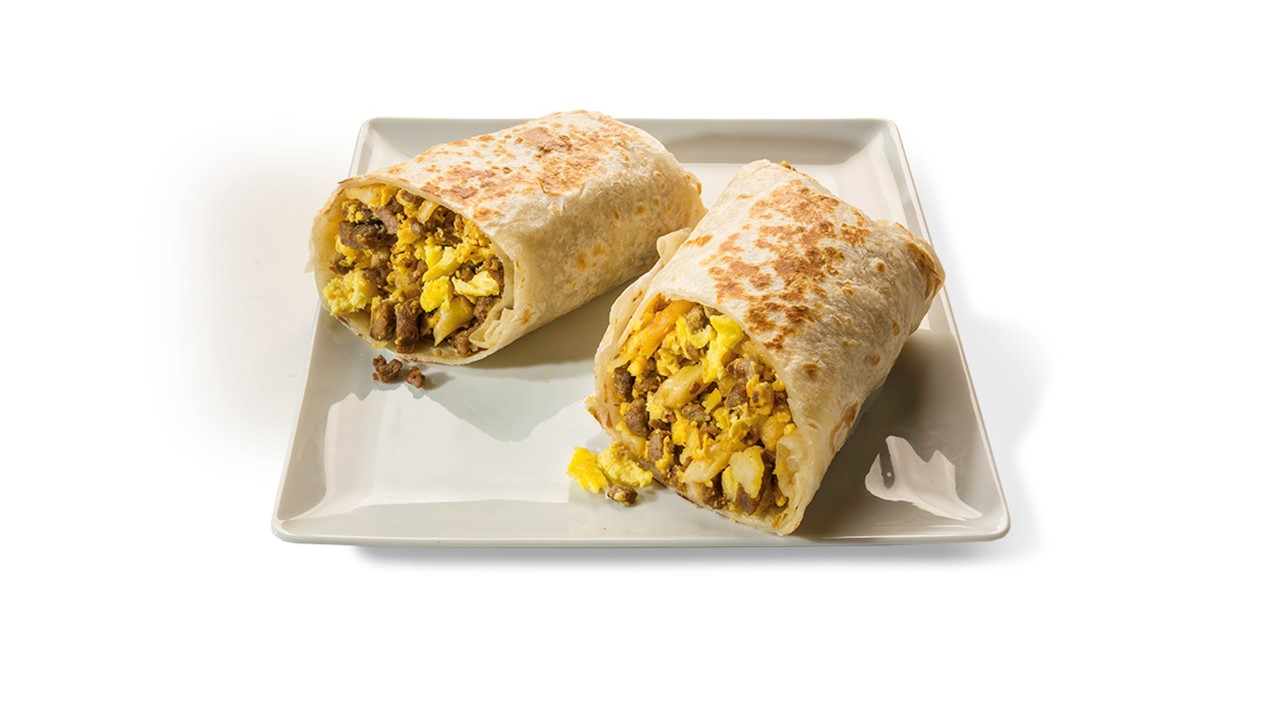 Order Steak and Eggs Burrito food online from El Patio Fresh Mexican Grill store, Davis on bringmethat.com