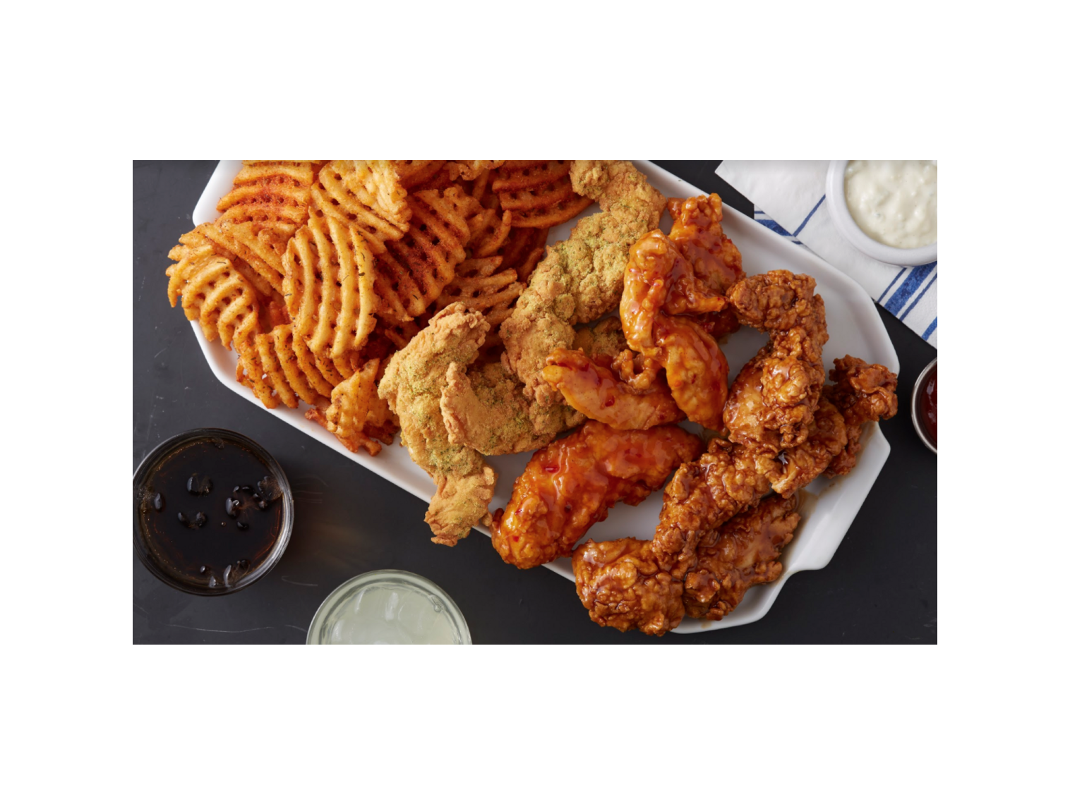 Order 16 Tender Meal food online from Wings Over store, Greenville on bringmethat.com