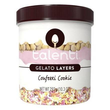 Order Talenti Gelato Layers Confetti Cookie (1 Pint) food online from Dolcezza Gelato store, Arlington on bringmethat.com