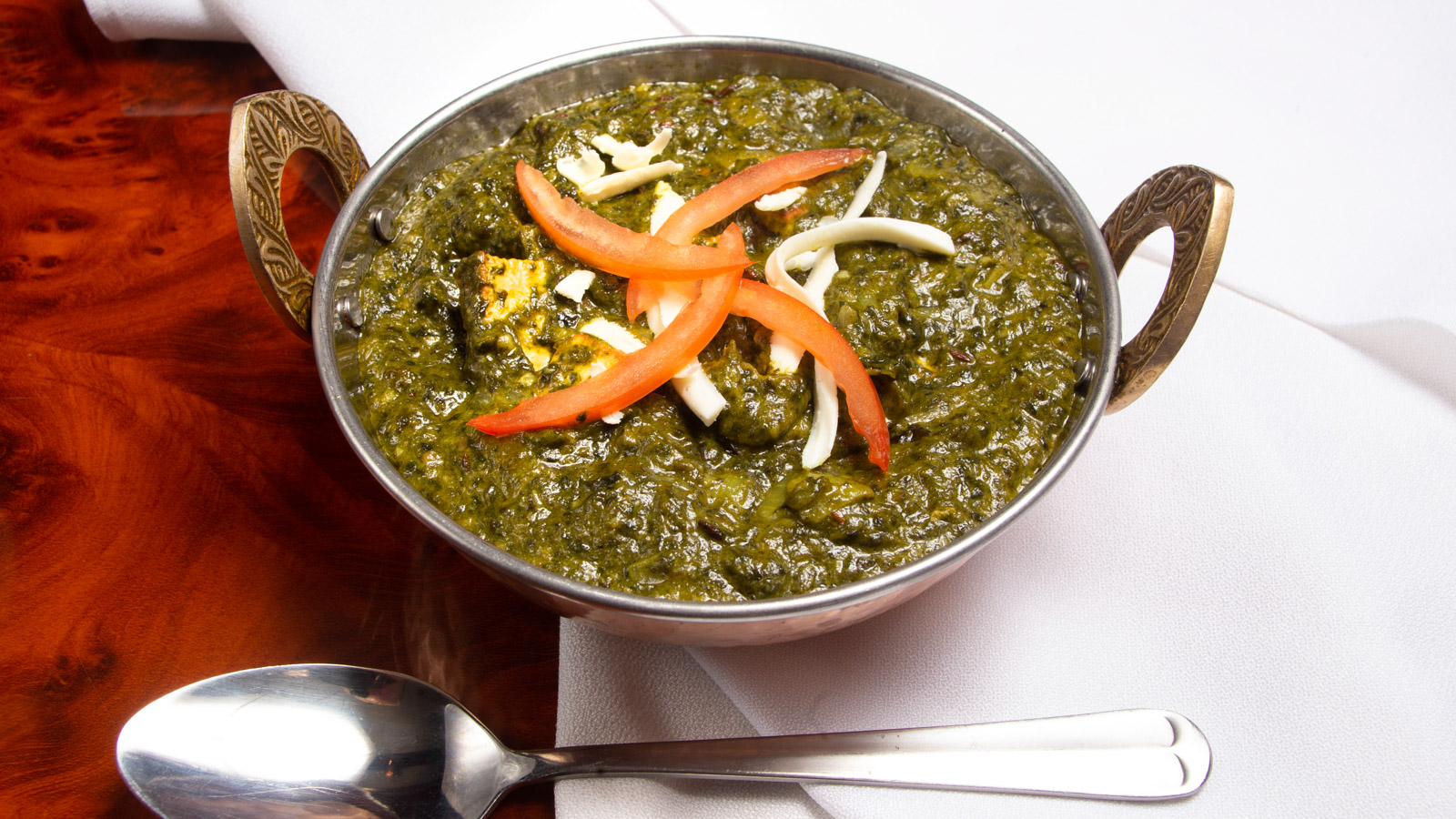 Order Palak/Saag (Spinach) food online from Mirch Masala Cuisine Of India store, Groton on bringmethat.com