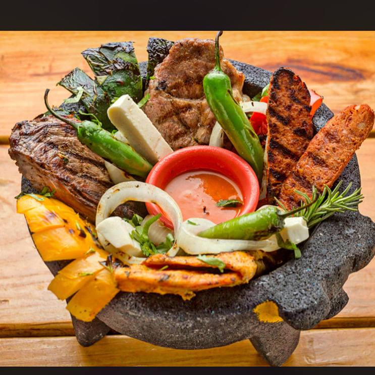 Order Molcajete food online from Patron mexican grill store, New York on bringmethat.com