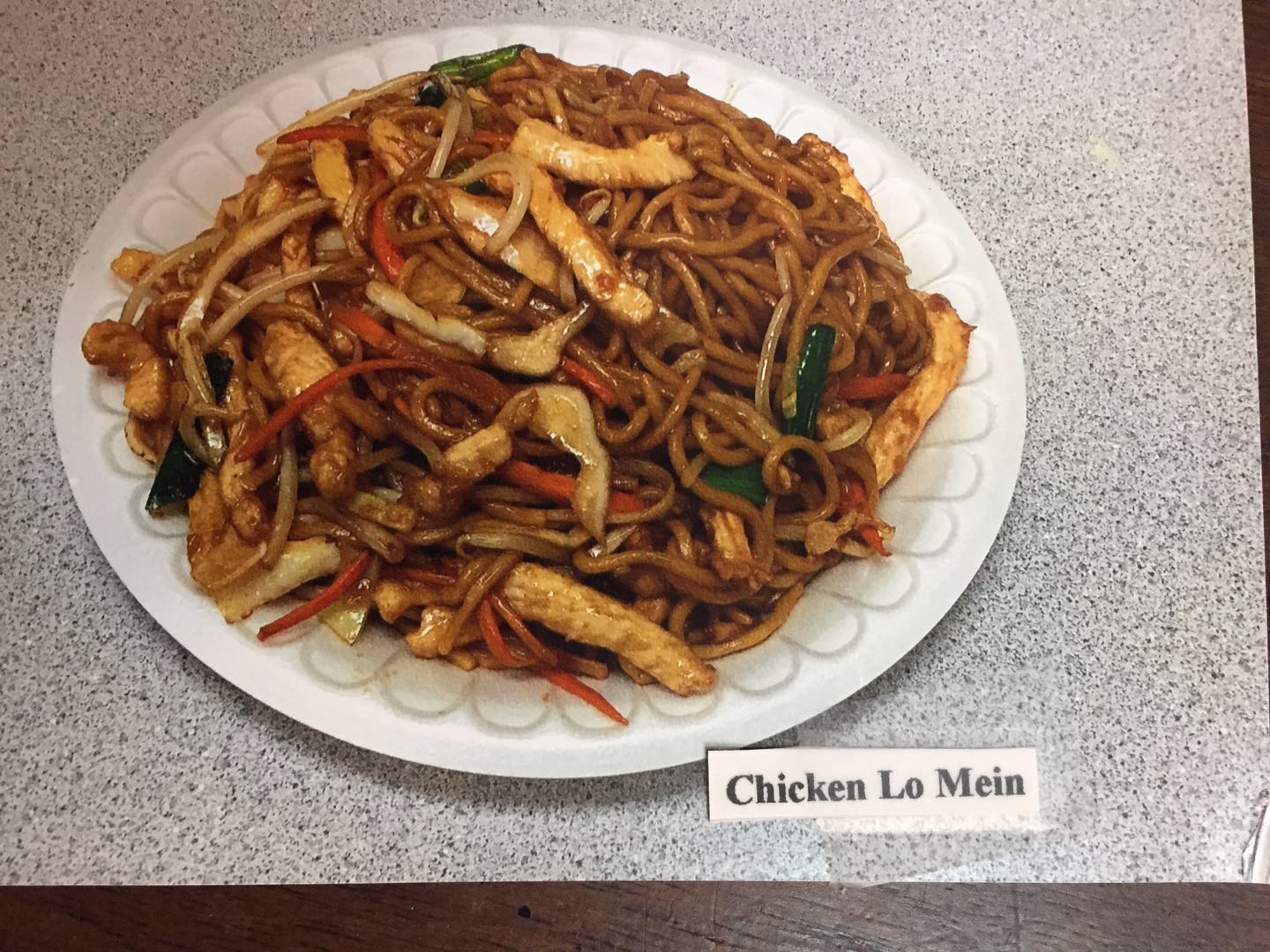 Order Chicken Lo Mein food online from China Cafe Likeng Huang store, Chantilly on bringmethat.com