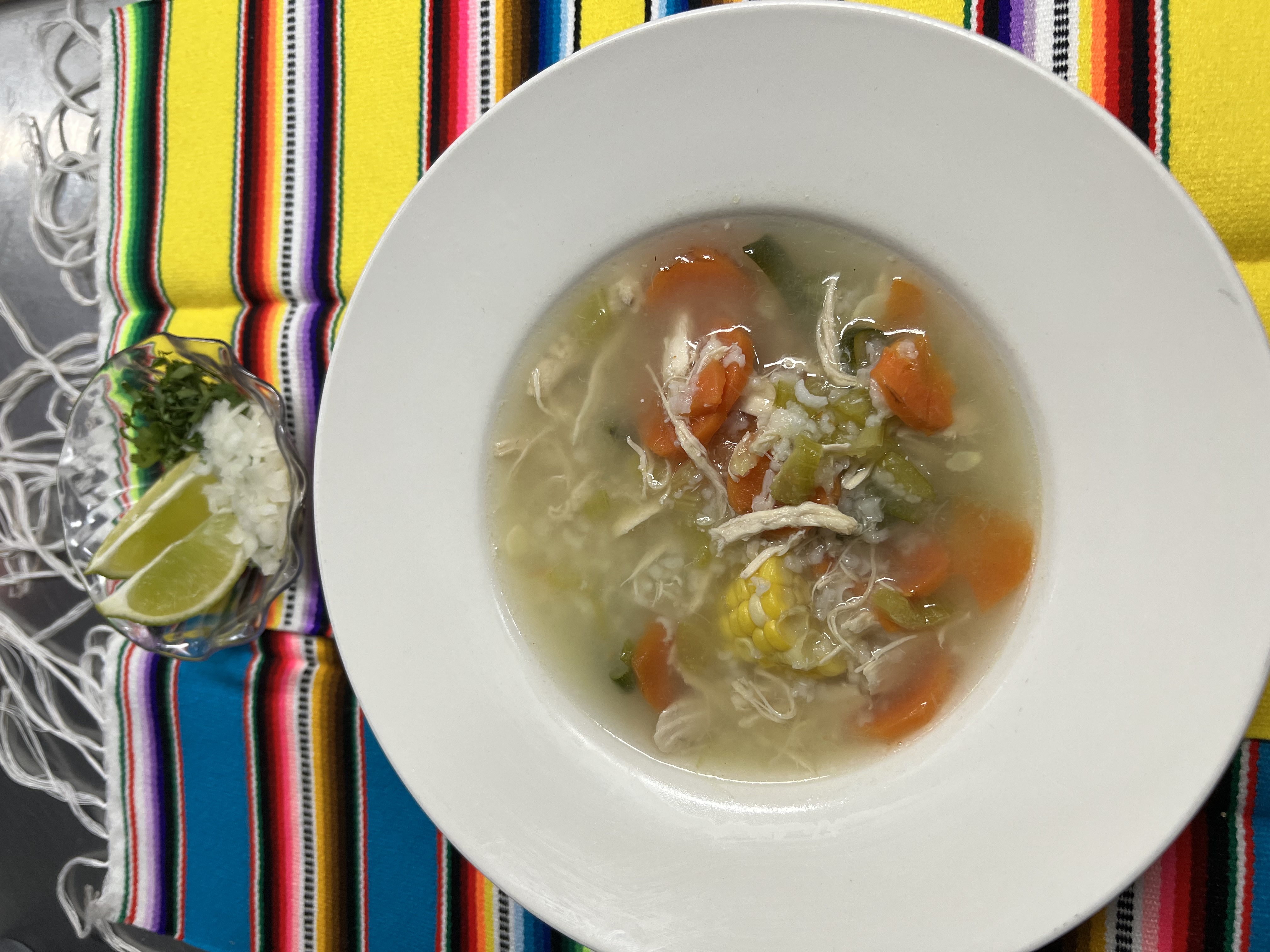 Order Sopa de Pollo food online from Chihuahua Mexican Restaurant store, Sunnyside on bringmethat.com