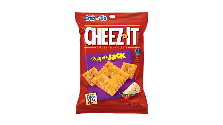 Order Cheez-It, Baked Snack Cheese Crackers, Pepper Jack food online from Star Variety store, Cambridge on bringmethat.com