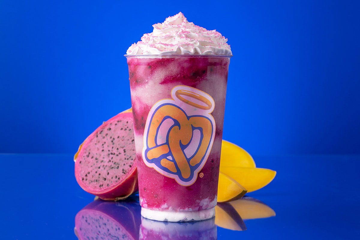 Order NEW Dragonfruit Mango Lemonade Frost food online from Auntie Anne store, Westminster on bringmethat.com