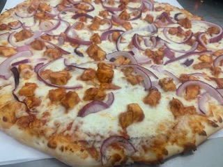 Order 10" BBQ Chicken Pizza food online from Los Angeles New York Pizza store, Los Angeles on bringmethat.com