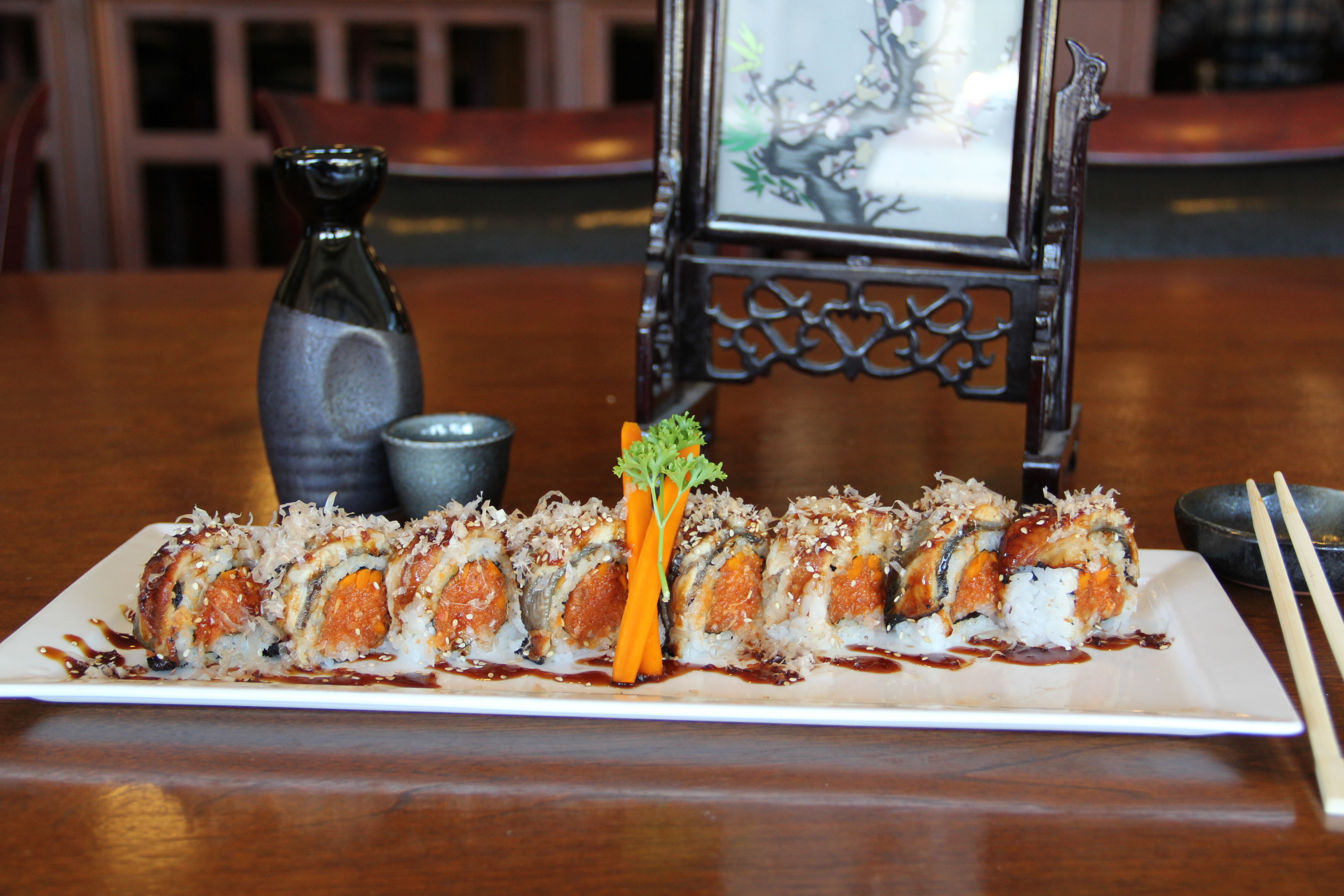 Order Eel Special Roll food online from Tomomi Sushi store, Alhambra on bringmethat.com