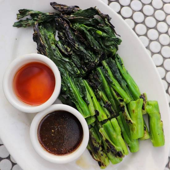 Order Charred Chinese Broccolli food online from Cassia store, Santa Monica on bringmethat.com