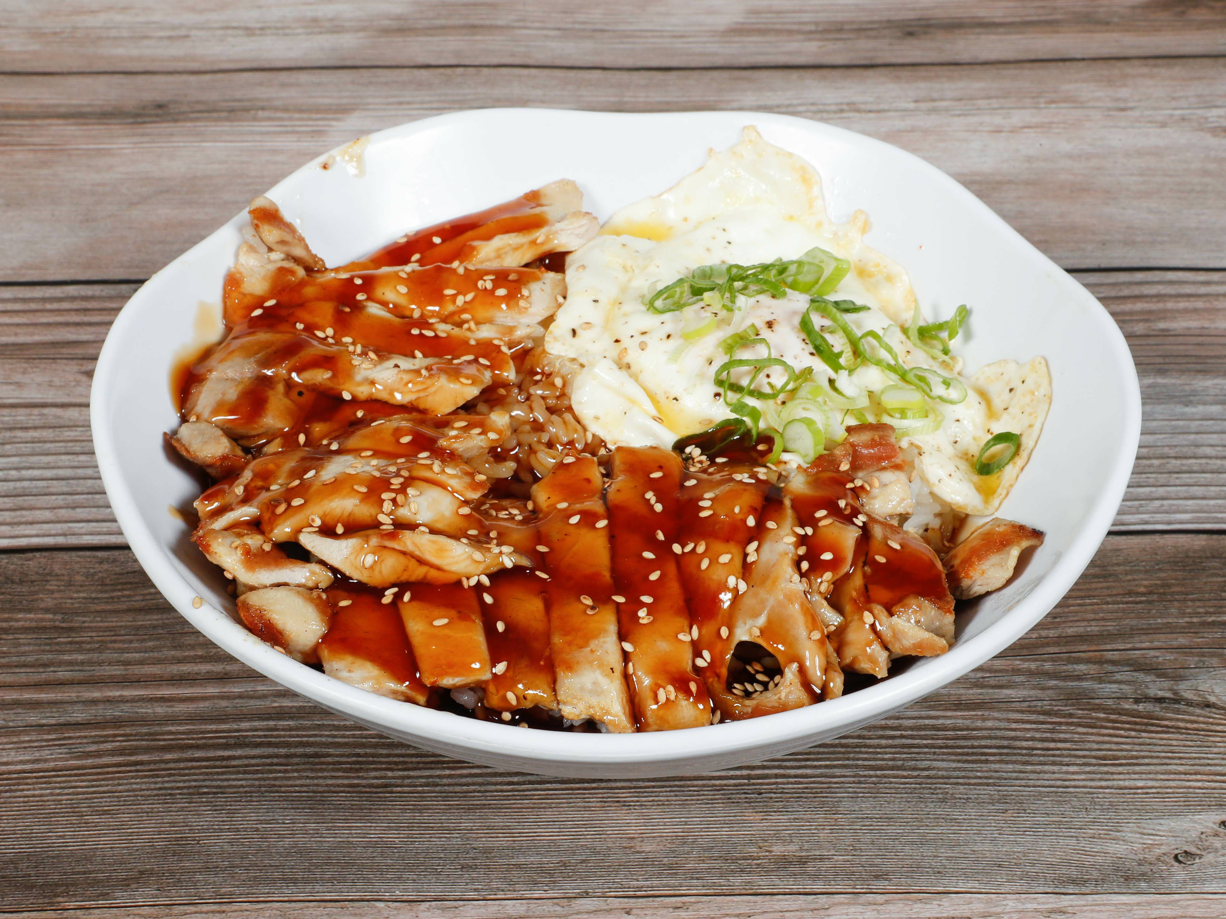 Order Chicken Teriyaki Donburi food online from Silver Sake store, Carmichael on bringmethat.com