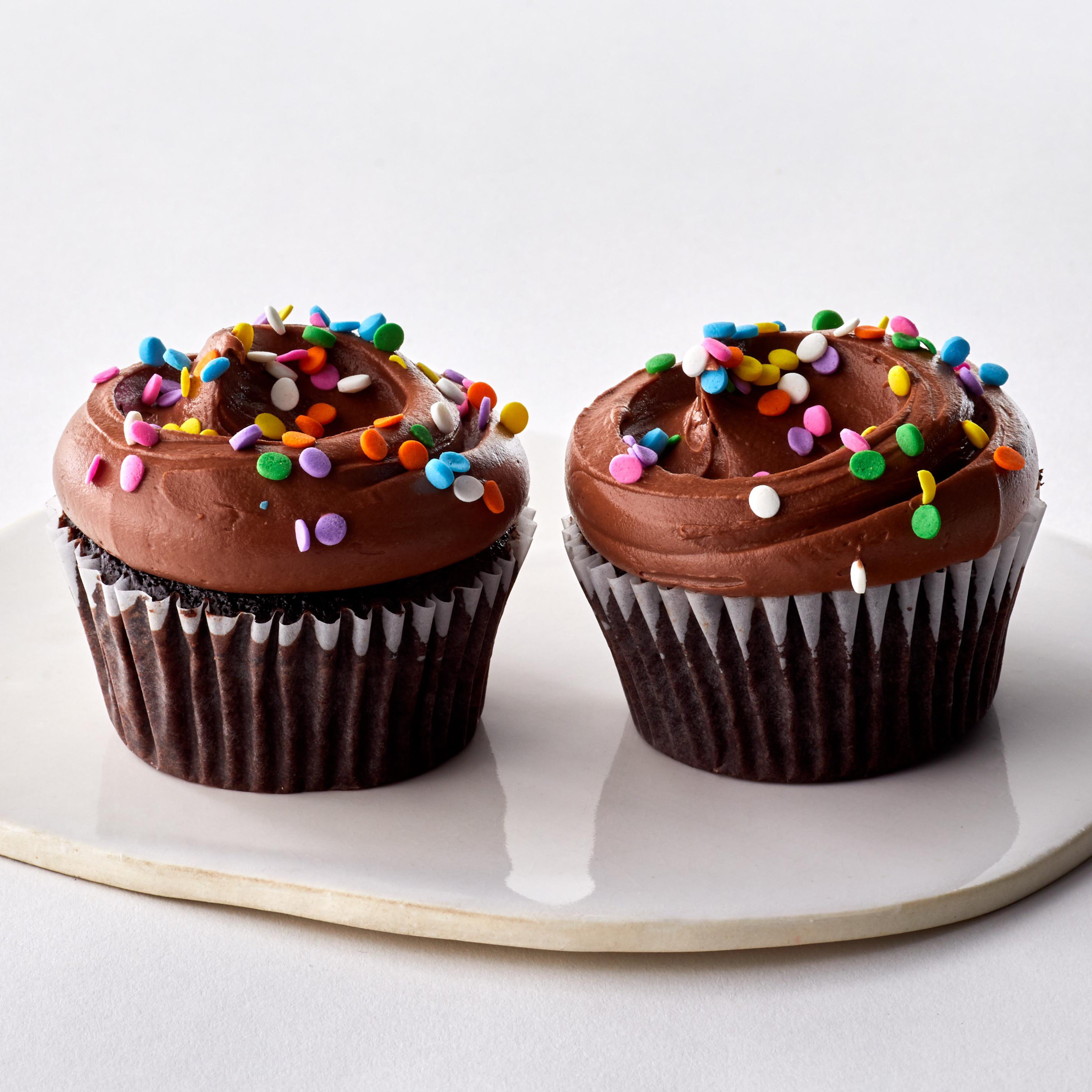 Order Two Choc/Choc Cupcakes to go food online from Magnolia Bakery store, Chicago on bringmethat.com
