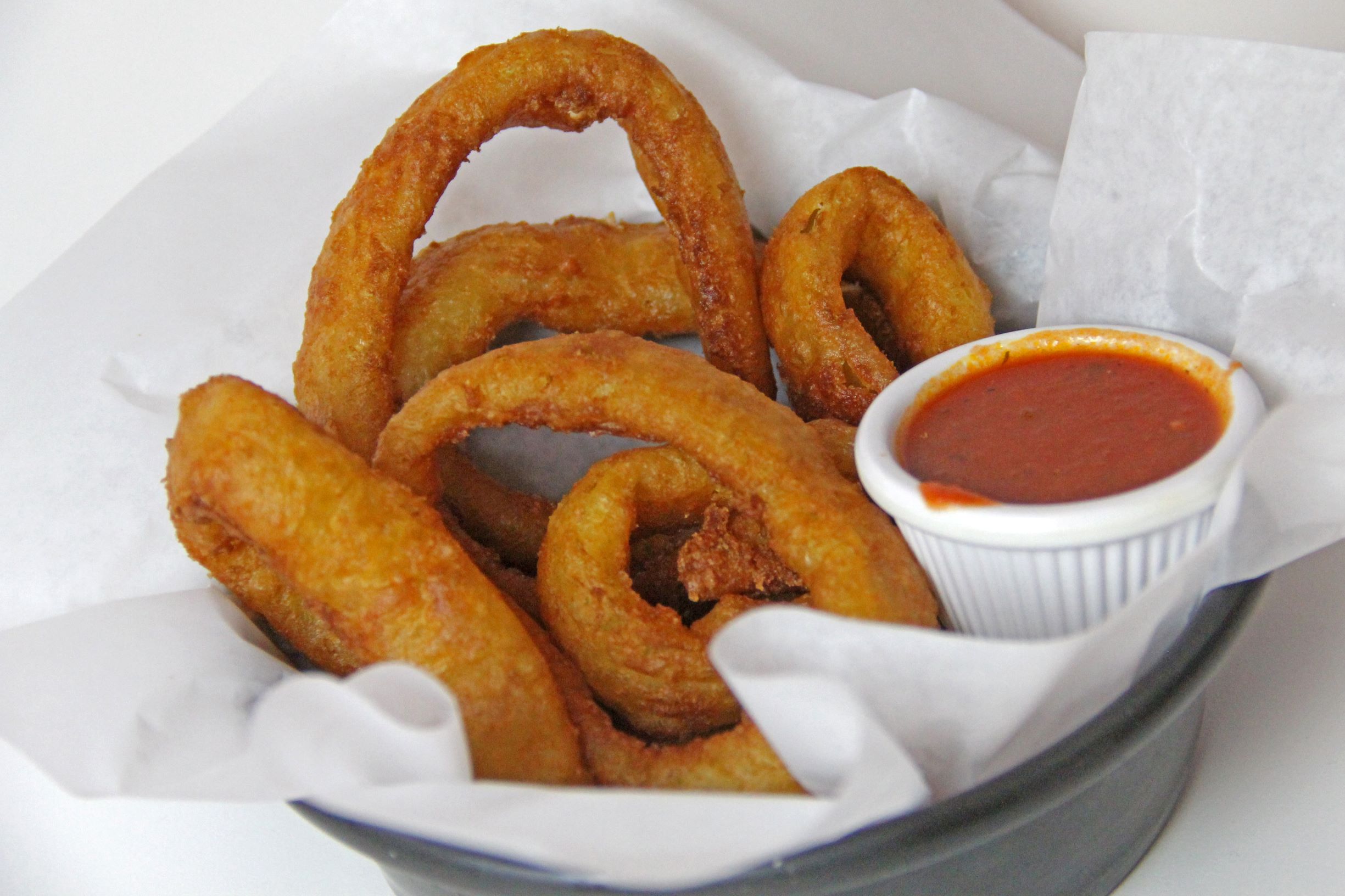 Order Beer-Battered Onion Rings food online from Dagostino store, Glenview on bringmethat.com