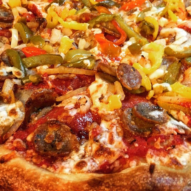 Order Meat Lover's Pizza - Individual 10" (6 Pieces) food online from Napoli Pizzeria III store, Sturbridge on bringmethat.com