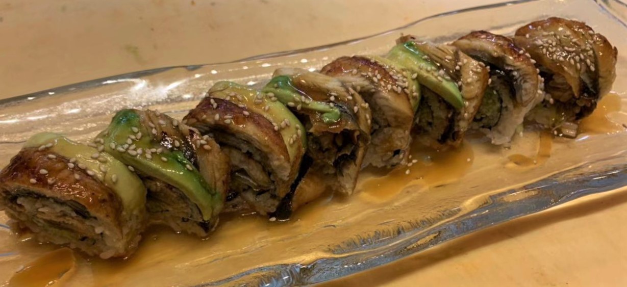 Order Dancing Eel Special Roll food online from Bamboo Ya store, Queens on bringmethat.com