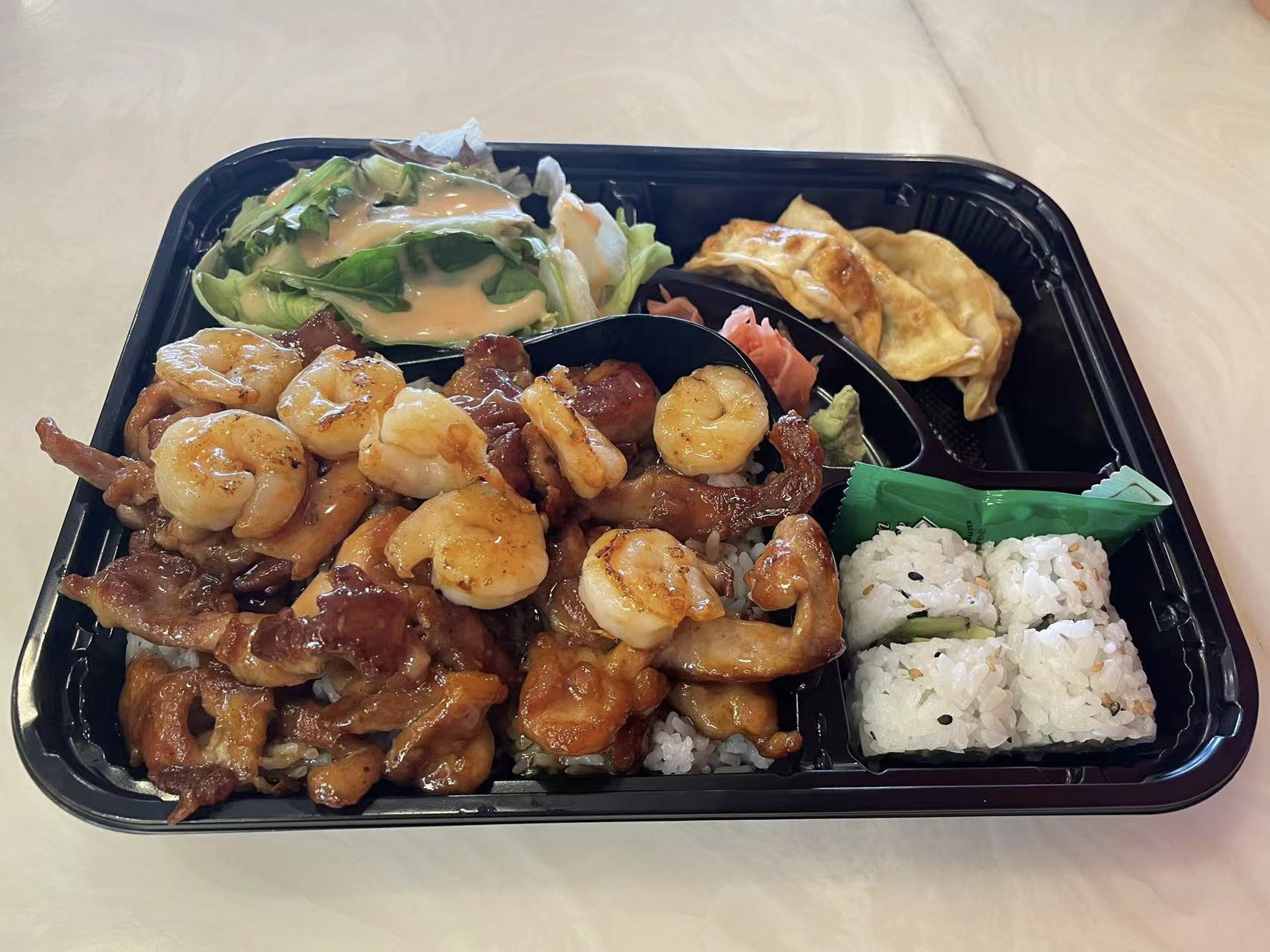 Order BB Chicken & Shrimp food online from Extreme Teriyaki Grill Express store, Waldorf on bringmethat.com