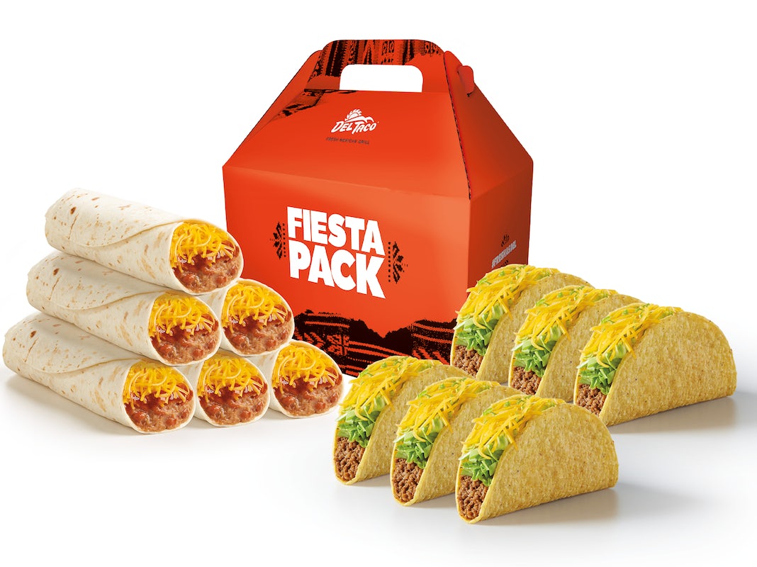 Order Snack Taco Fiesta Pack food online from Del Taco store, Riverside on bringmethat.com