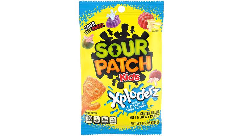 Order Sour Patch  Soft & Chewy, Xploderz Candy food online from Trumbull Mobil store, Trumbull on bringmethat.com