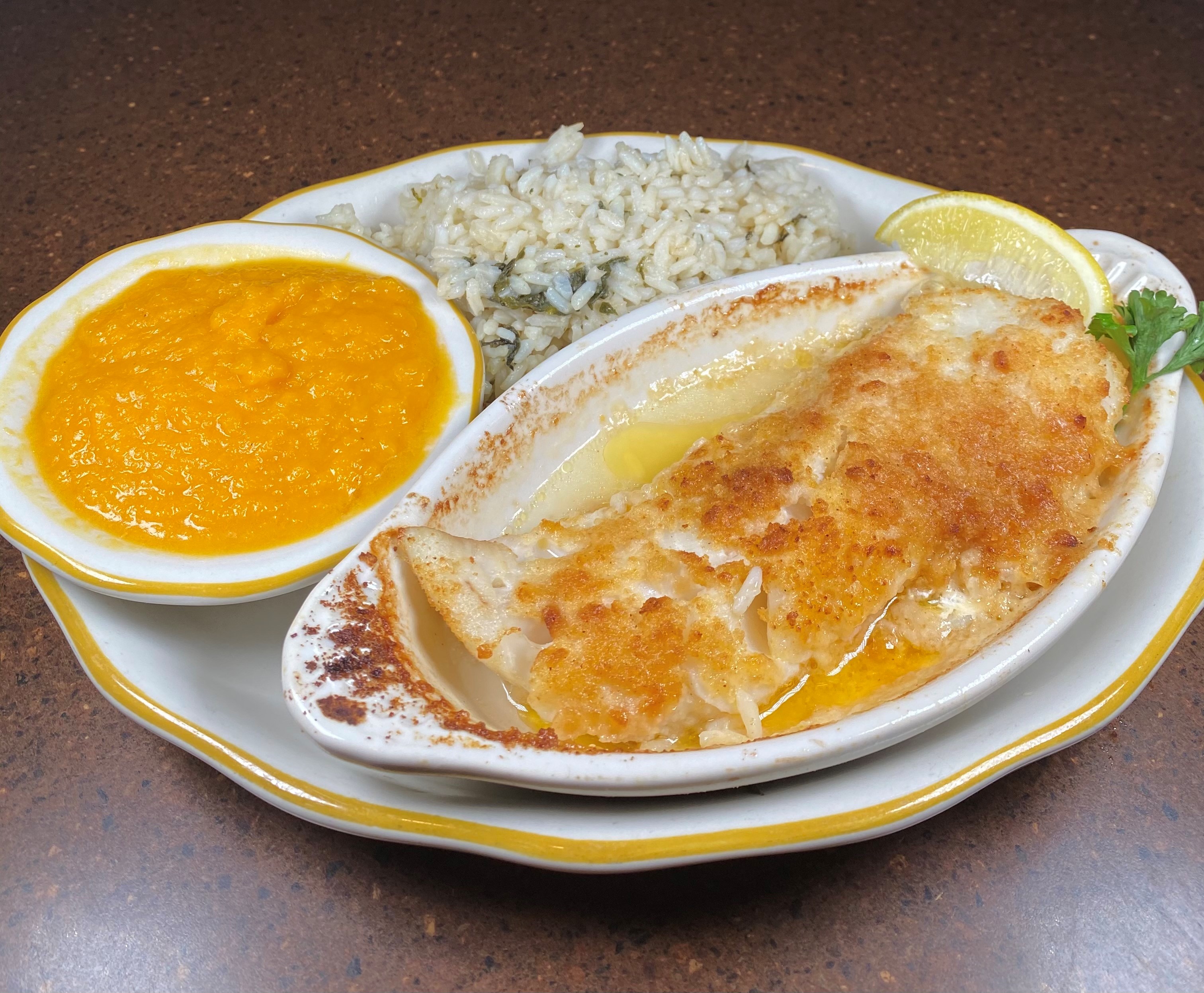 Order Broiled Scrod food online from Franklin Chateau store, Franklin on bringmethat.com