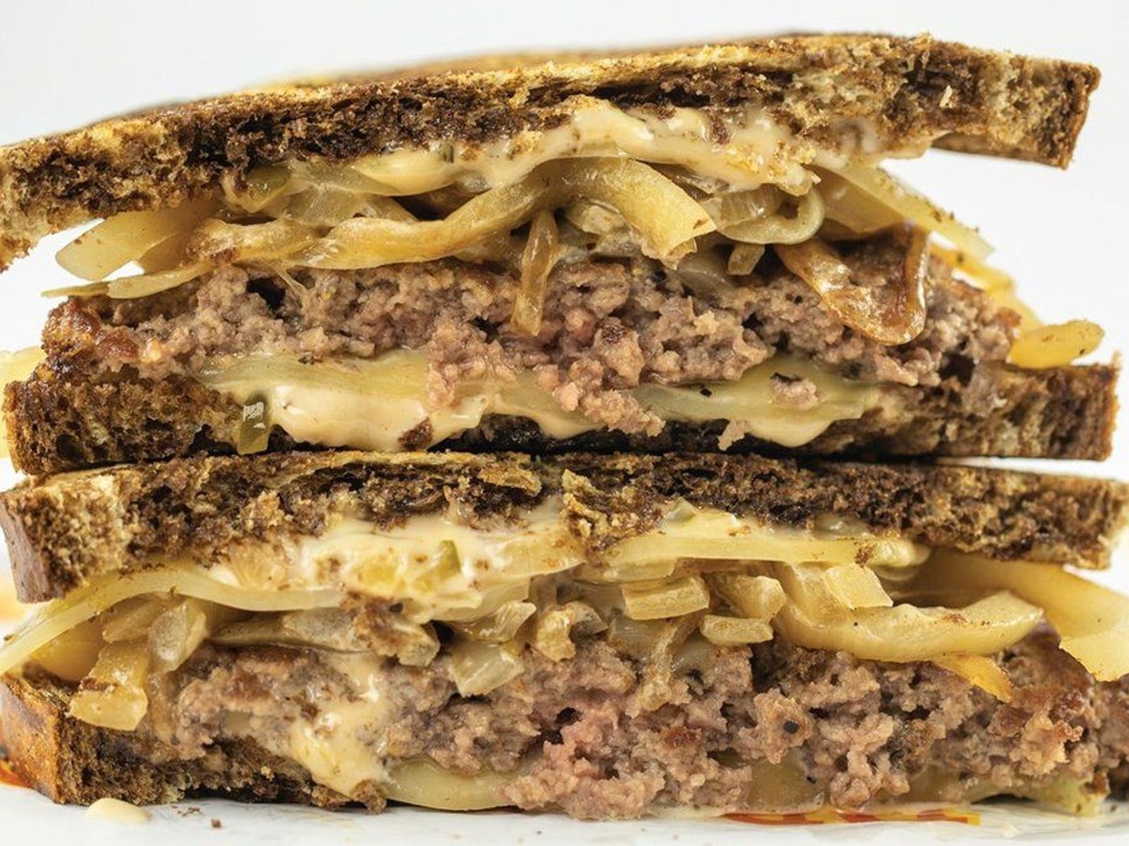 Order Brothers Good-N-Ugly Stacked Patty Melt food online from Brothers Bar & Grill store, Fort Collins on bringmethat.com