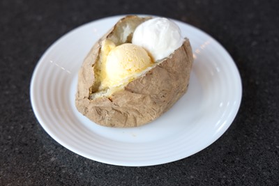 Order Baked Potato food online from Tumbleweed Tex Mex Grill store, New Albany on bringmethat.com