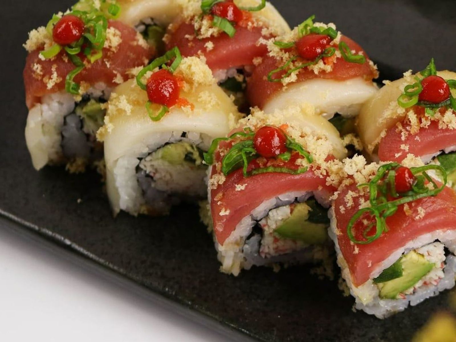 Order The Big Shot Roll food online from Momiji Sushi Restaurant store, Salem on bringmethat.com