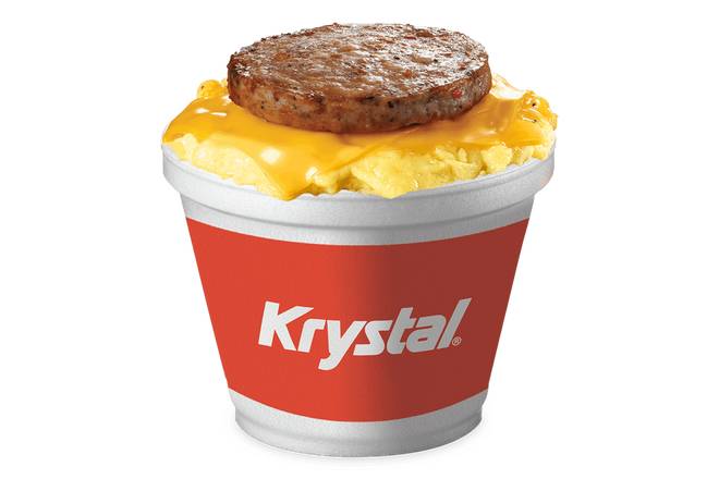 Order LOW CARB SCRAMBLER BREAKFAST BOWL food online from Krystal on Peach Orchard #AUG005 store, Augusta (Richmond County) on bringmethat.com