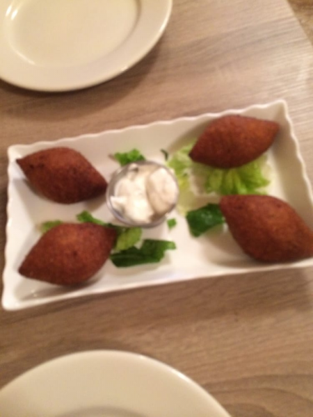 Order Kibbeh Balls food online from Mazar Mediterranean Restaurant store, Woodland Hills on bringmethat.com