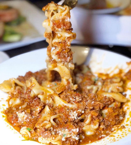 Order Pappardelle Bolognese food online from Trattoria bianca store, New York on bringmethat.com