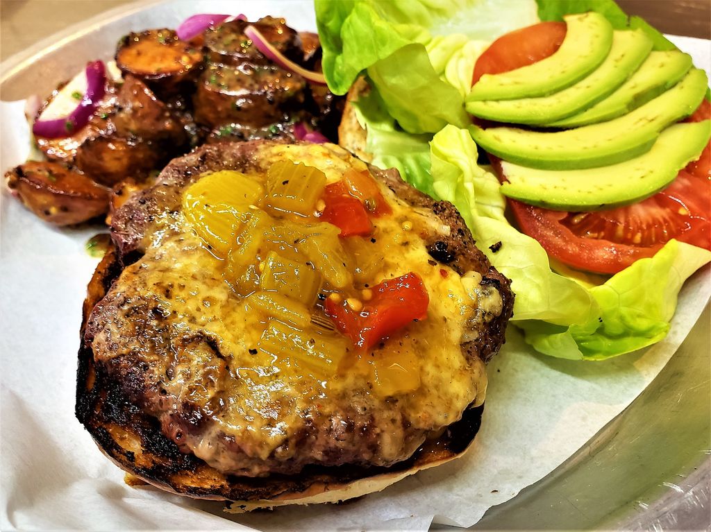 Order Tejas Burger food online from Watershed store, Houston on bringmethat.com