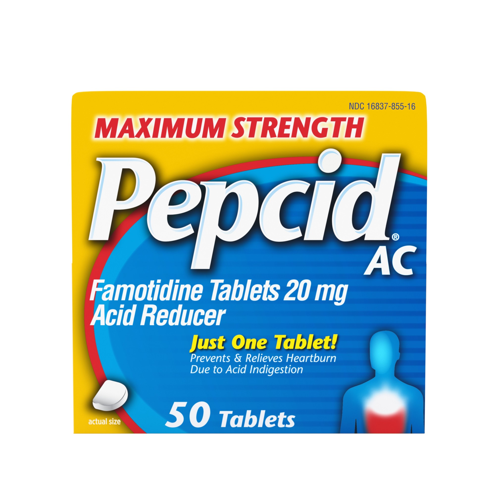 Order Pepcid AC Maximum Strength for Heartburn Prevention & Relief - 50 ct food online from Rite Aid store, Redwood City on bringmethat.com