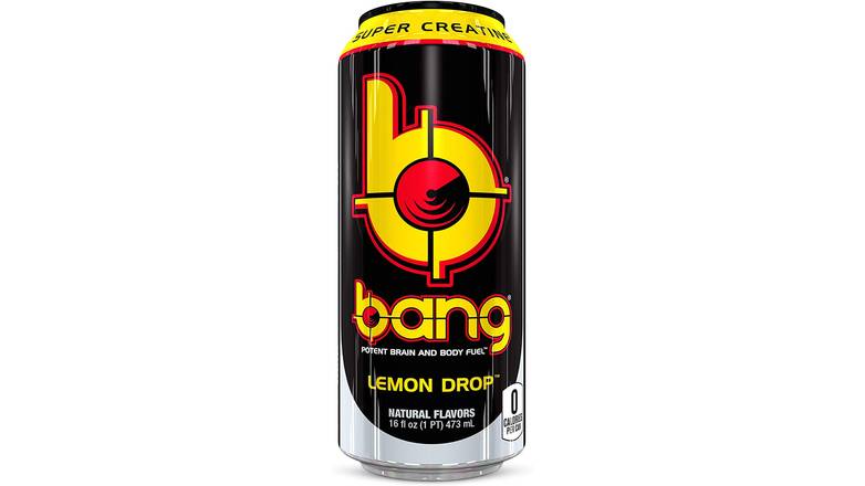 Order Bang Lemon Drop Energy Drink food online from Trumbull Mobil store, Trumbull on bringmethat.com