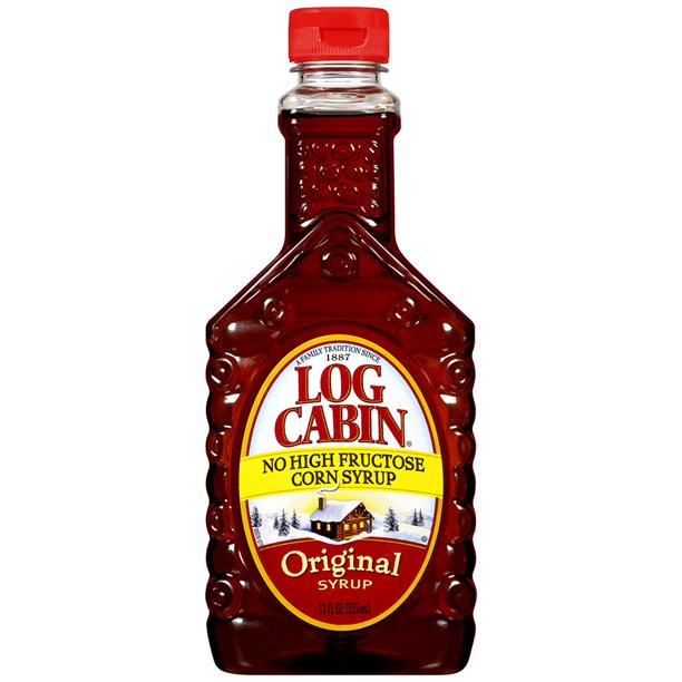 Order LOG CABIN MAPLE SYRUP 12OZ food online from The Ice Cream Shop store, Providence on bringmethat.com