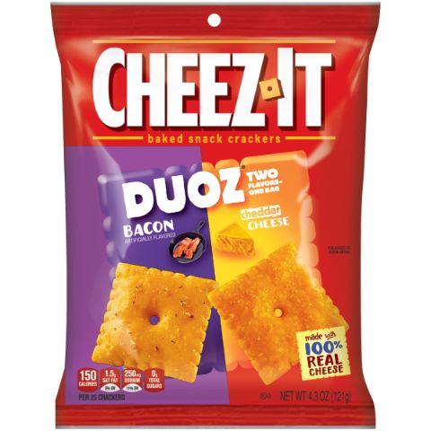 Order Cheez-It Duoz Bacon Cheddar 4.3oz food online from 7-Eleven store, Dallas on bringmethat.com