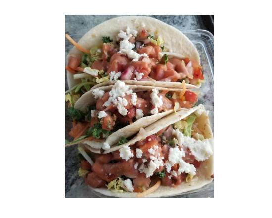Order Smoked Shrimp Tacos food online from Smokey Dunks store, Topeka on bringmethat.com