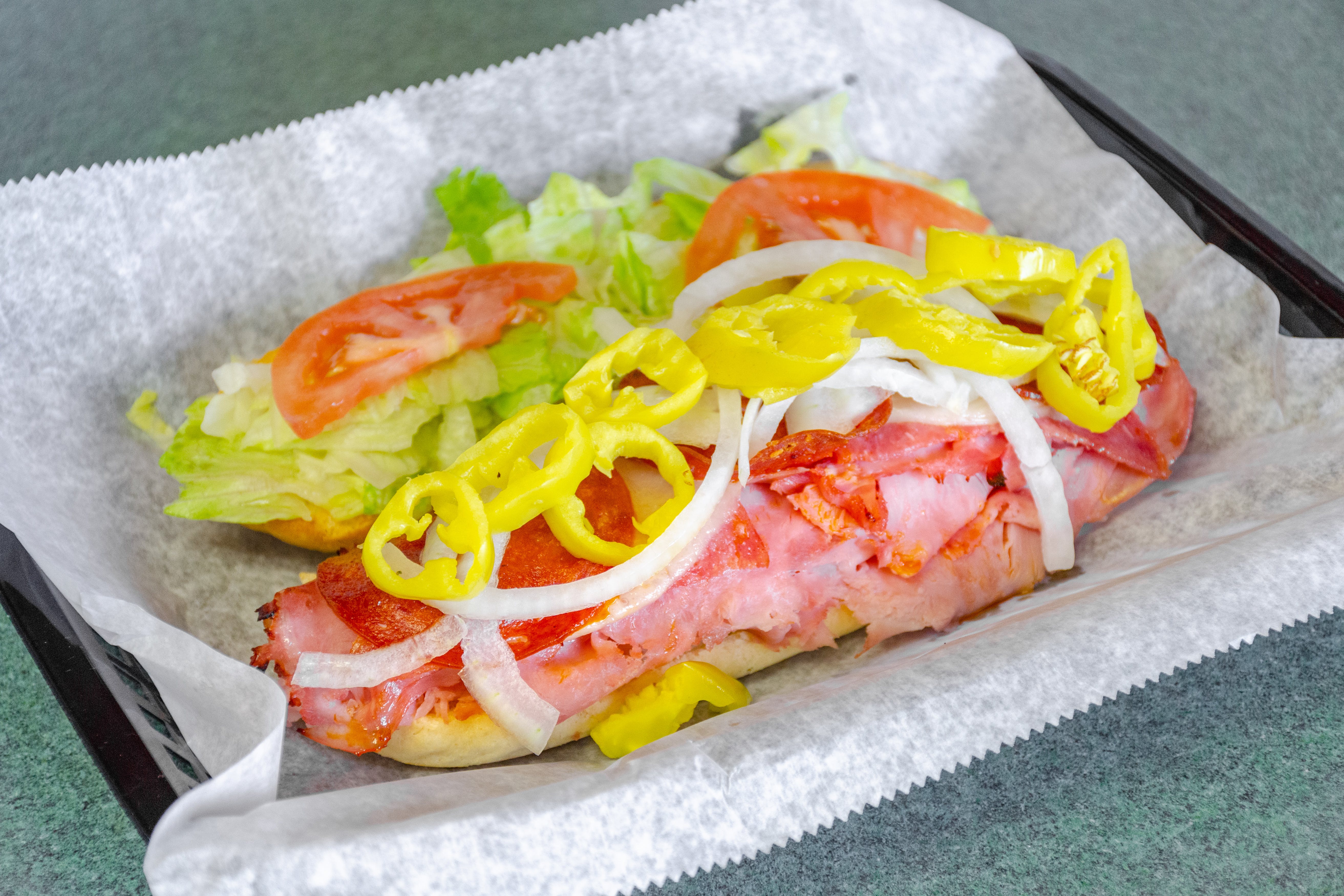 Order The Italian Sub - 8" food online from Saucy Sisters Pizzeria store, Leesburg on bringmethat.com