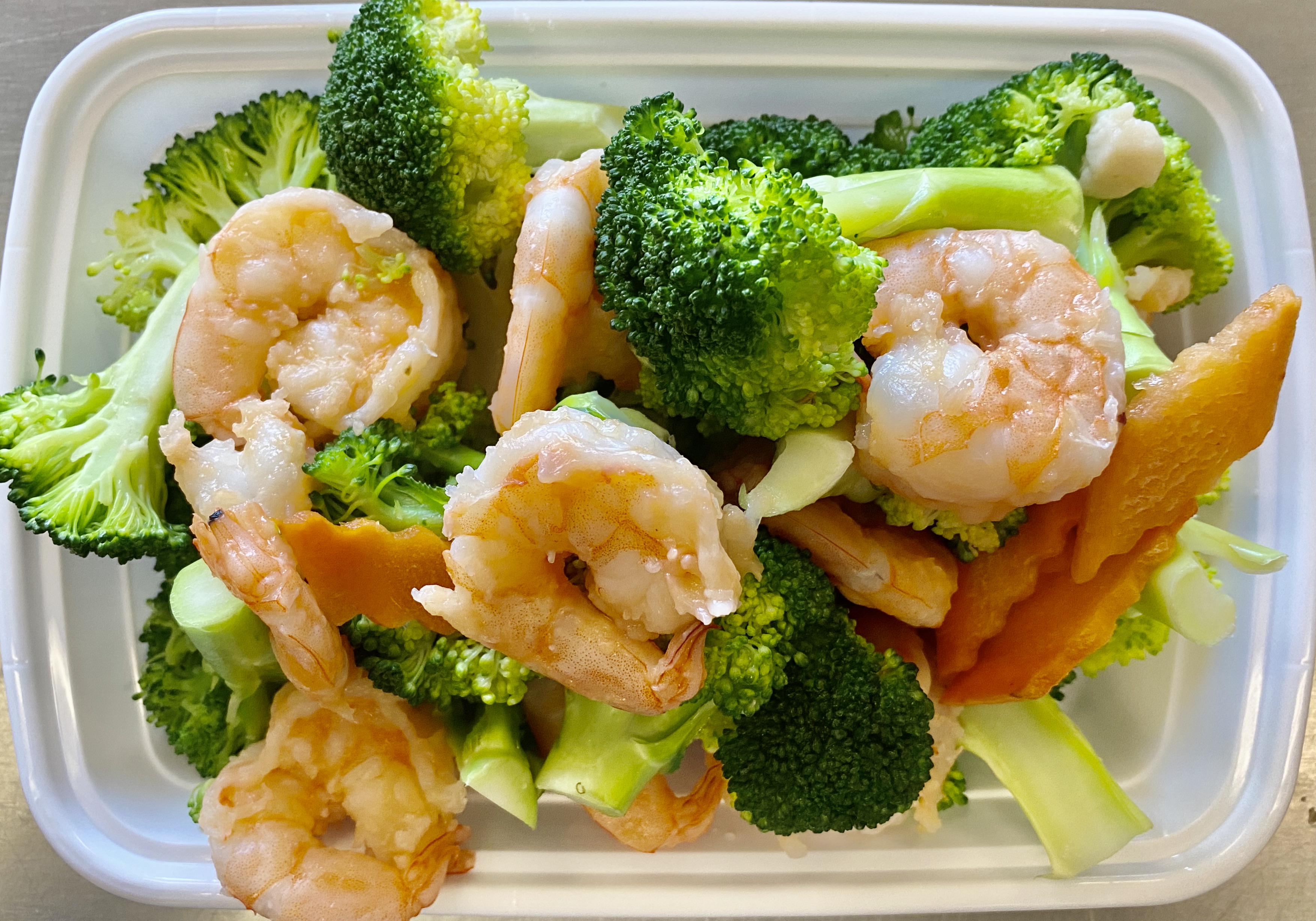 Order FO4. Steamed Shrimp With Broccoli food online from Tang's Wok store, Bedford Heights on bringmethat.com
