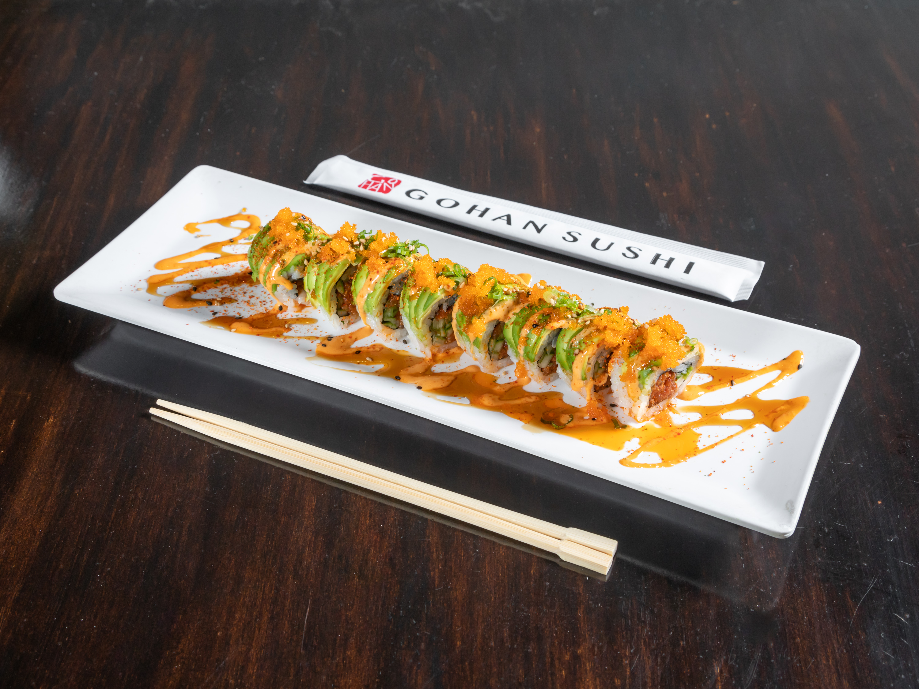 Order 911 Roll food online from Gohan Sushi store, Tustin on bringmethat.com