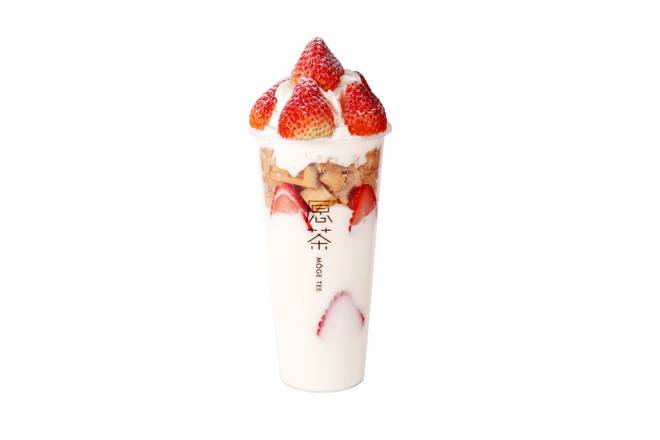Order Super Strawberry Parfait 任性草莓杯 food online from Moge Tee store, Amherst on bringmethat.com