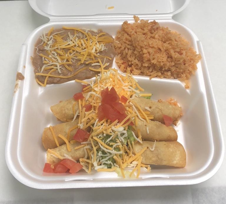 Order ( 3 )  Taquitos   food online from Papis Tacos y Gorditas store, Paso Robles on bringmethat.com