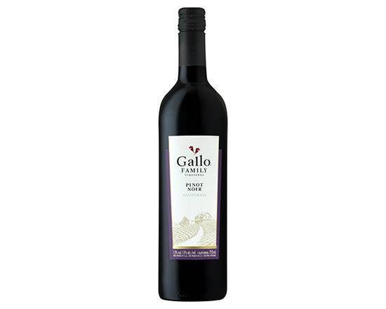 Order Gallo Family Vineyards Pinot Noir, 750mL red wine (12.5% ABV) food online from Signal Liquor store, Signal Hill on bringmethat.com